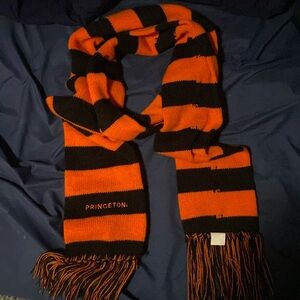 Black and orange Princeton scarf